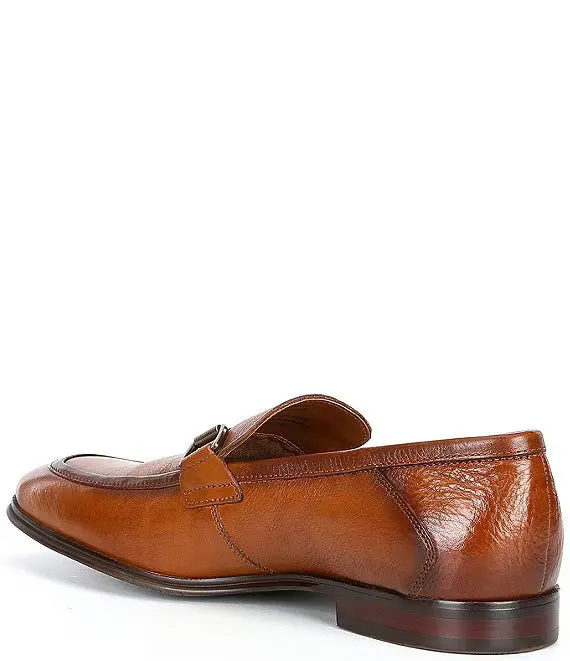 Steve Madden Men's Caspin Bit Dress Loafers  Color Tan Leather Size 9.5