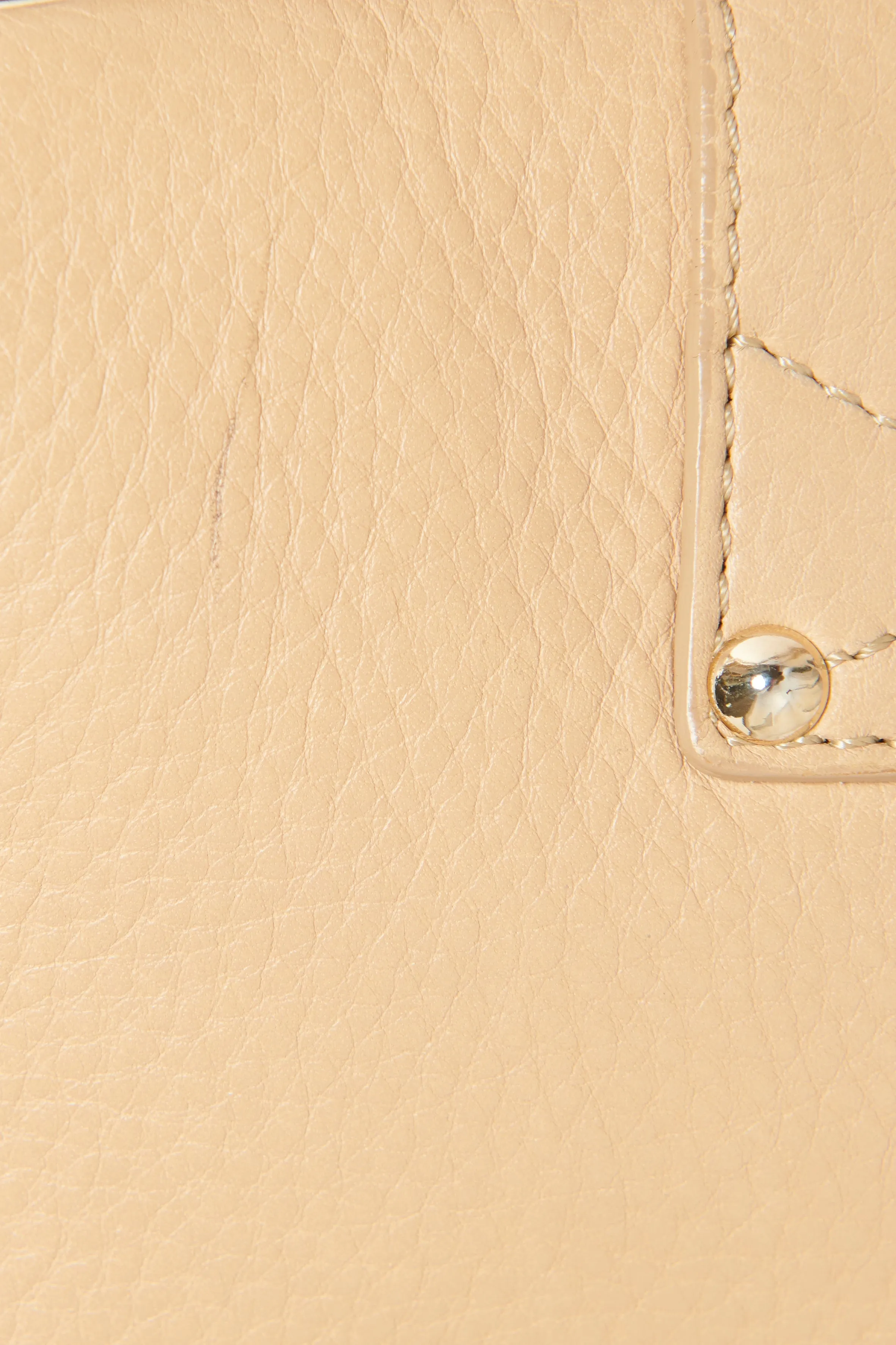 Tan Grained Calfskin Leather Rebel Preowned Crossbody Bag