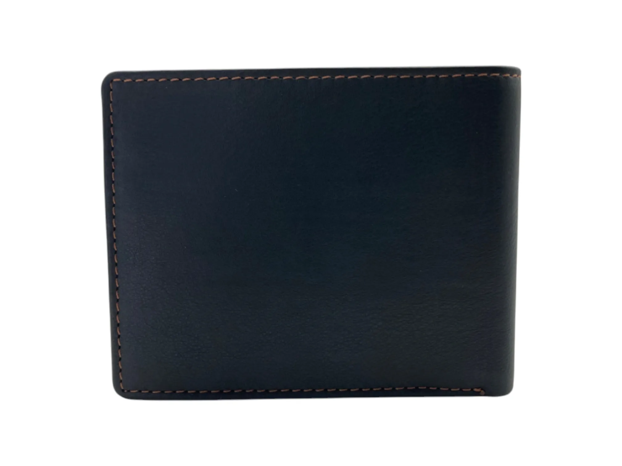 Top Grain Napa Leather Card & Coin Billfold Wallet # 2012B