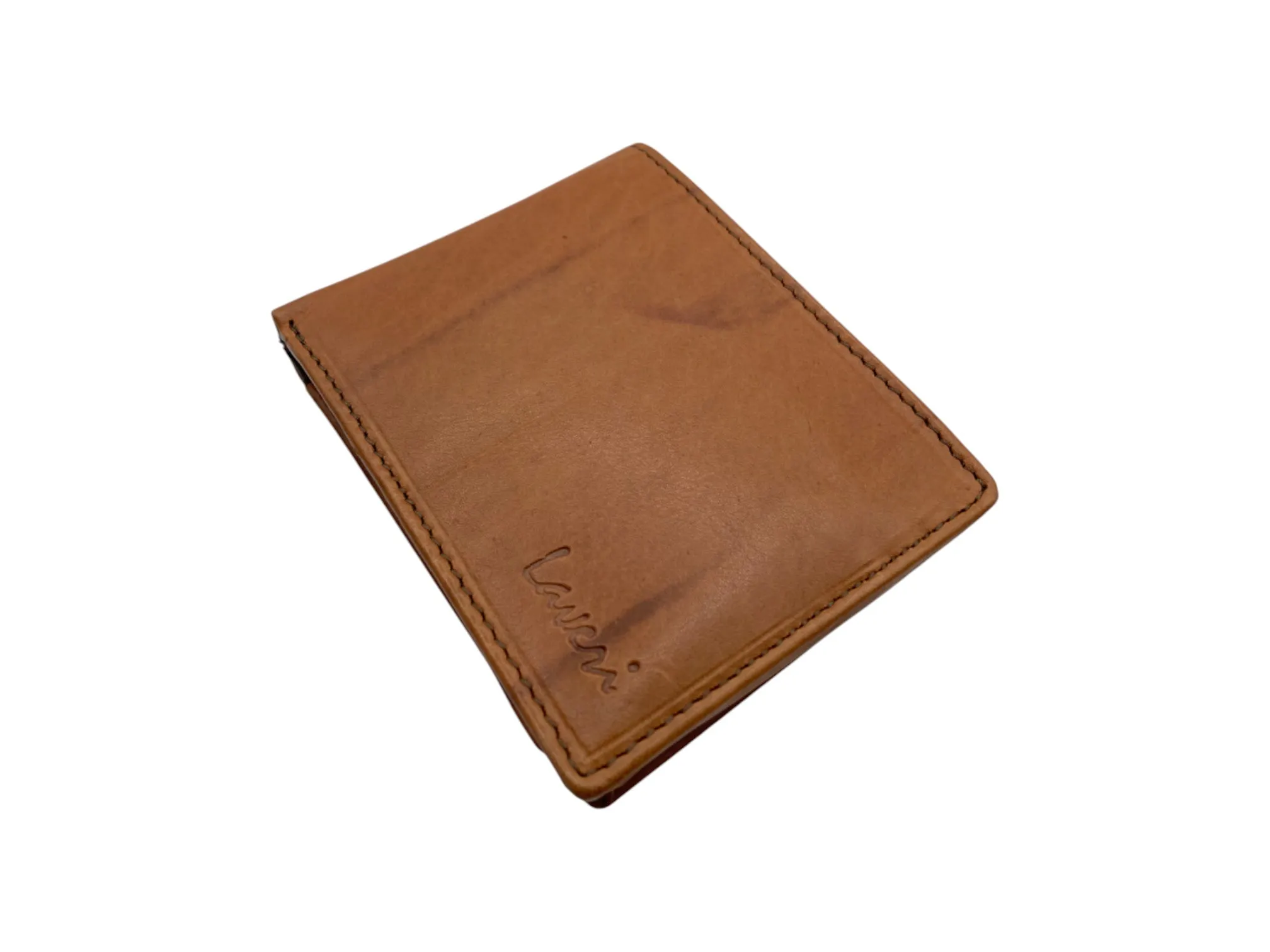 Top Grain Napa Leather Card & Coin Billfold Wallet # 2012B
