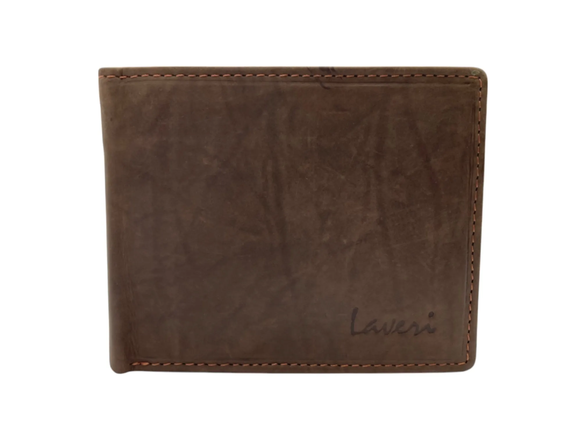 Top Grain Napa Leather Card & Coin Billfold Wallet # 2012B