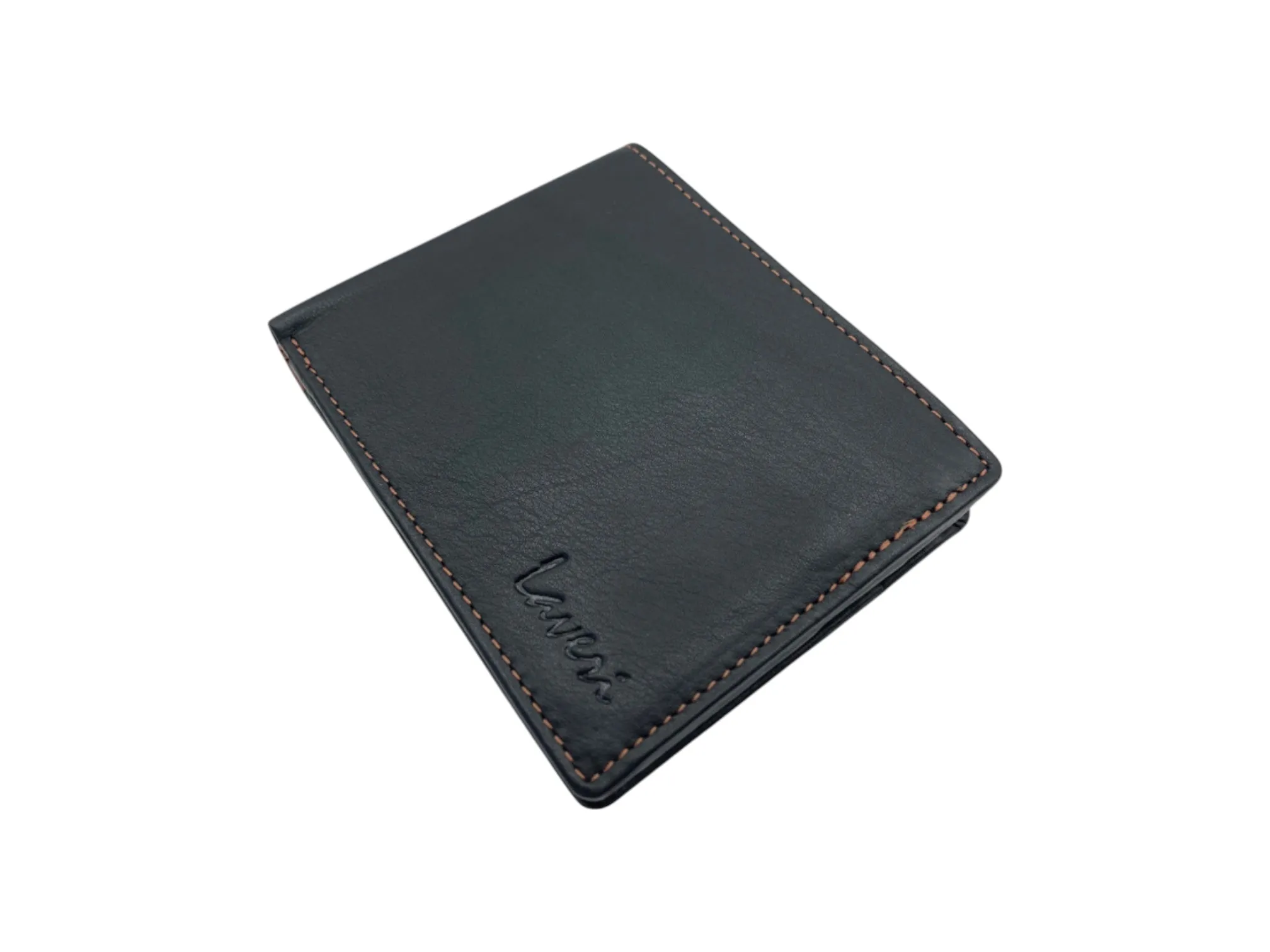 Top Grain Napa Leather Card & Coin Billfold Wallet # 2012B
