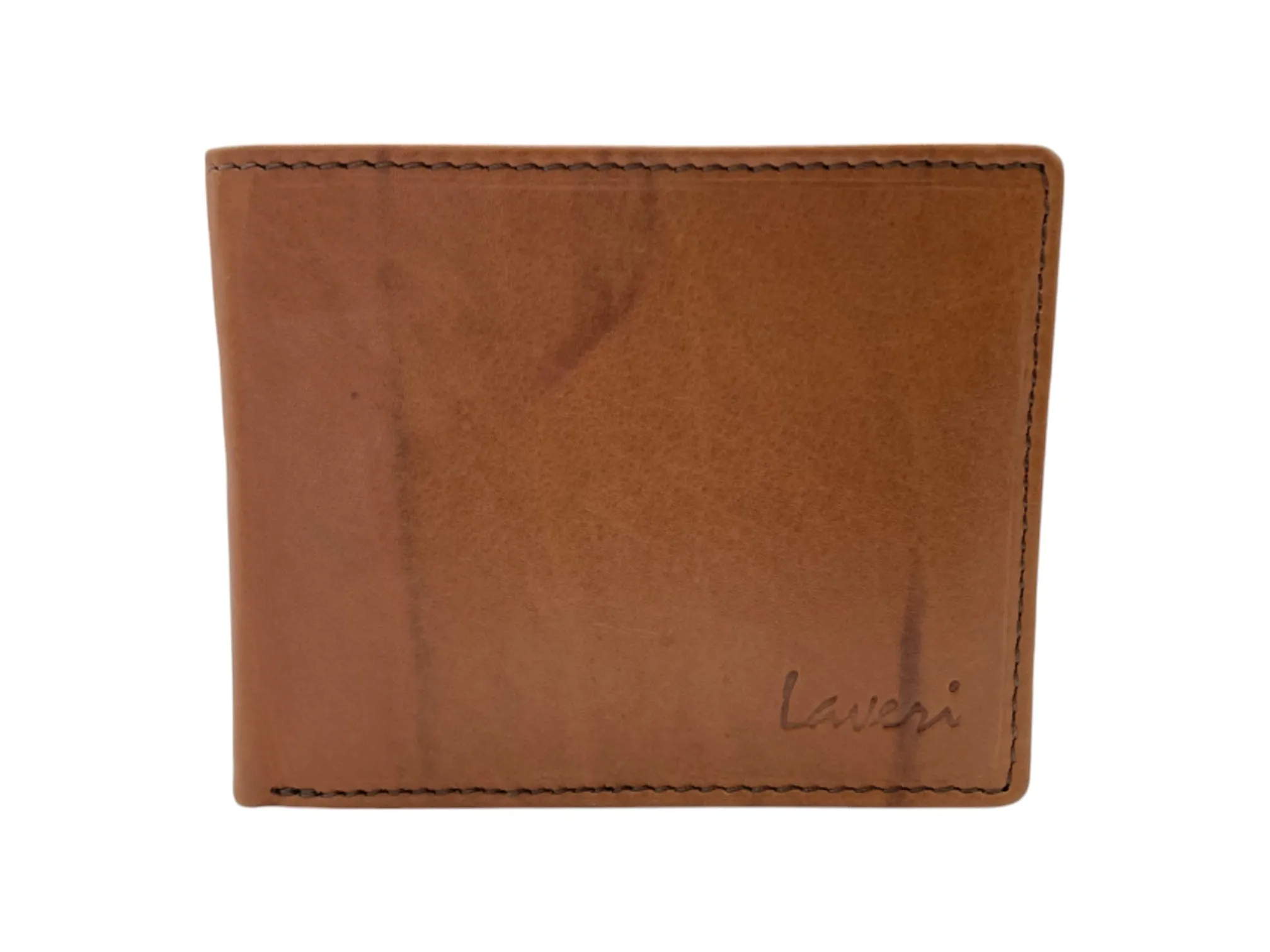 Top Grain Napa Leather Card & Coin Billfold Wallet # 2012B