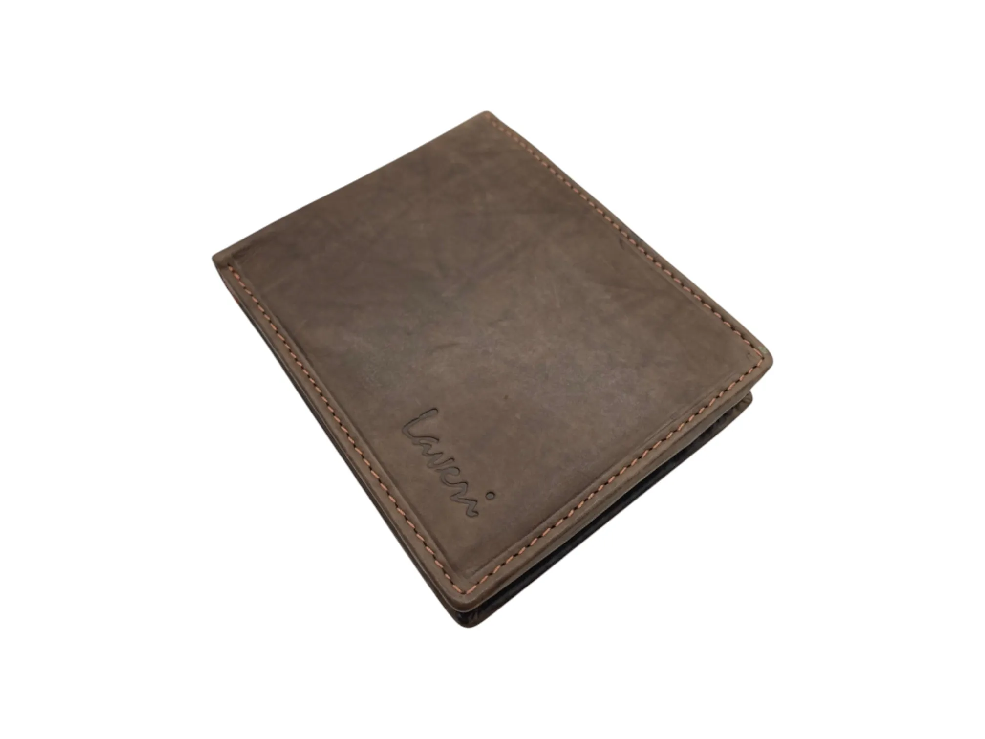 Top Grain Napa Leather Card & Coin Billfold Wallet # 2012B