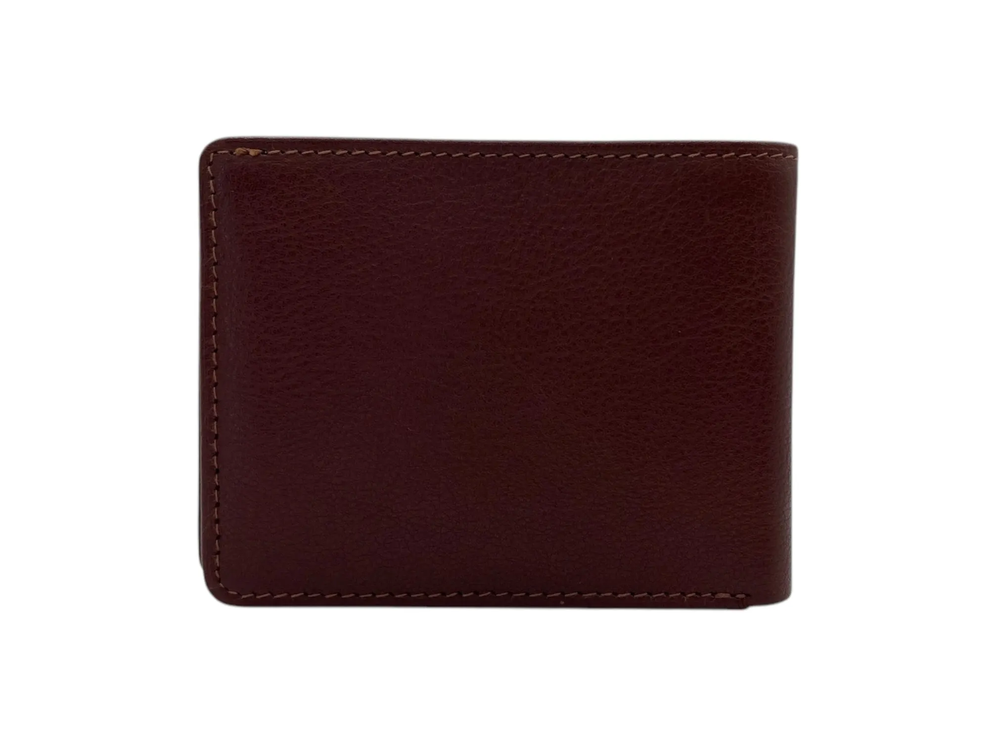Top Grain Slim & Compact Leather  Billfold Wallet # 1589