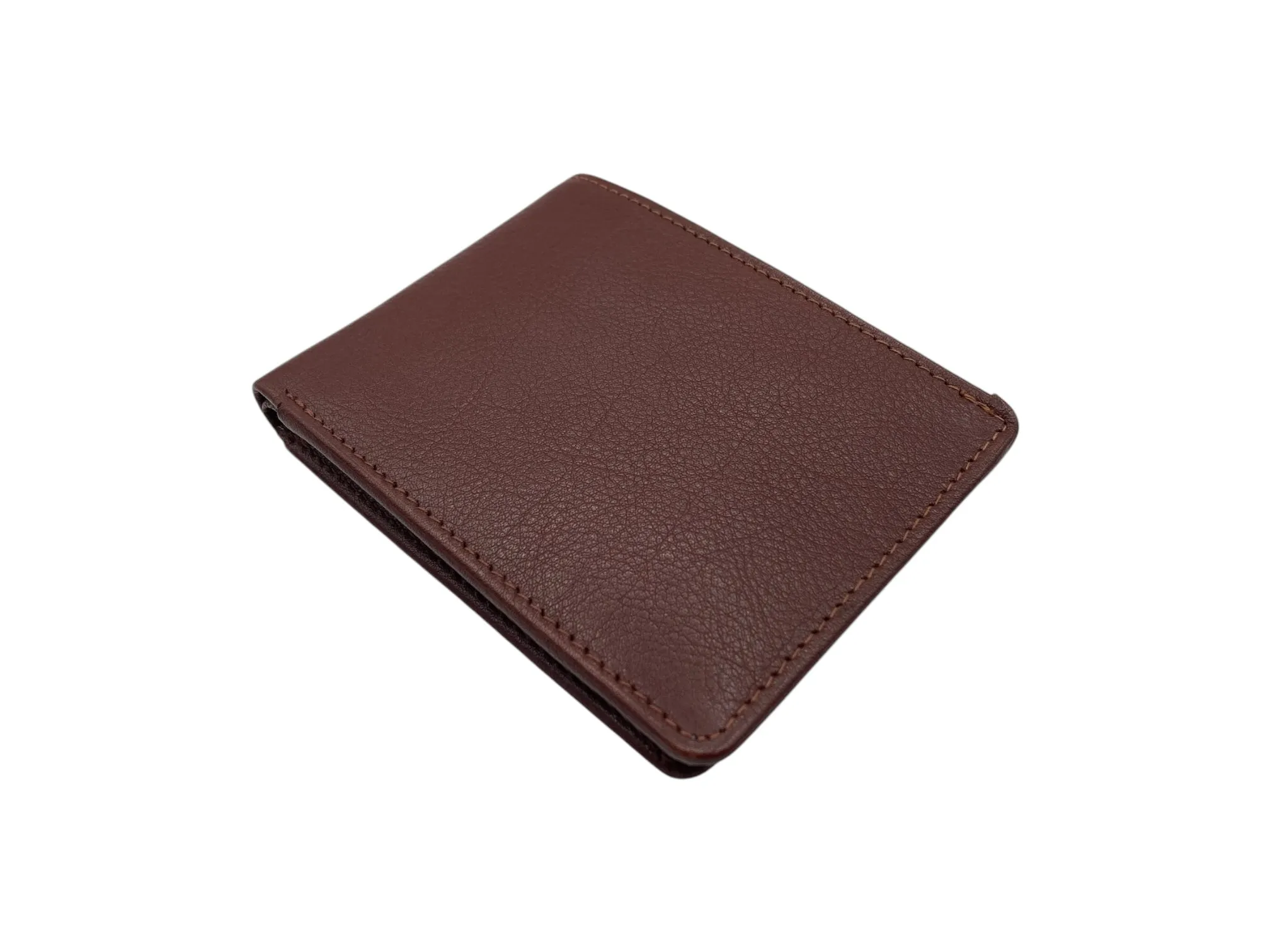 Top Grain Slim & Compact Leather  Billfold Wallet # 1589