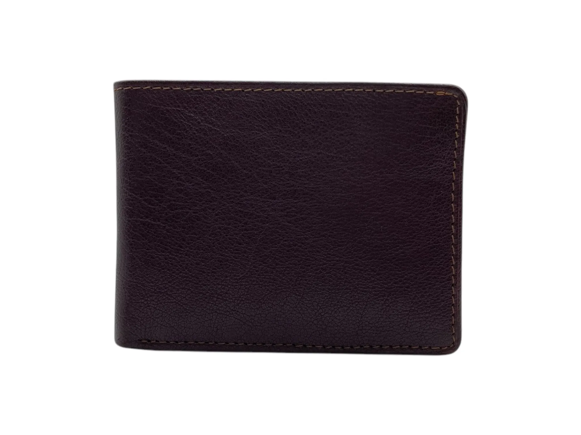 Top Grain Slim & Compact Leather  Billfold Wallet # 1589