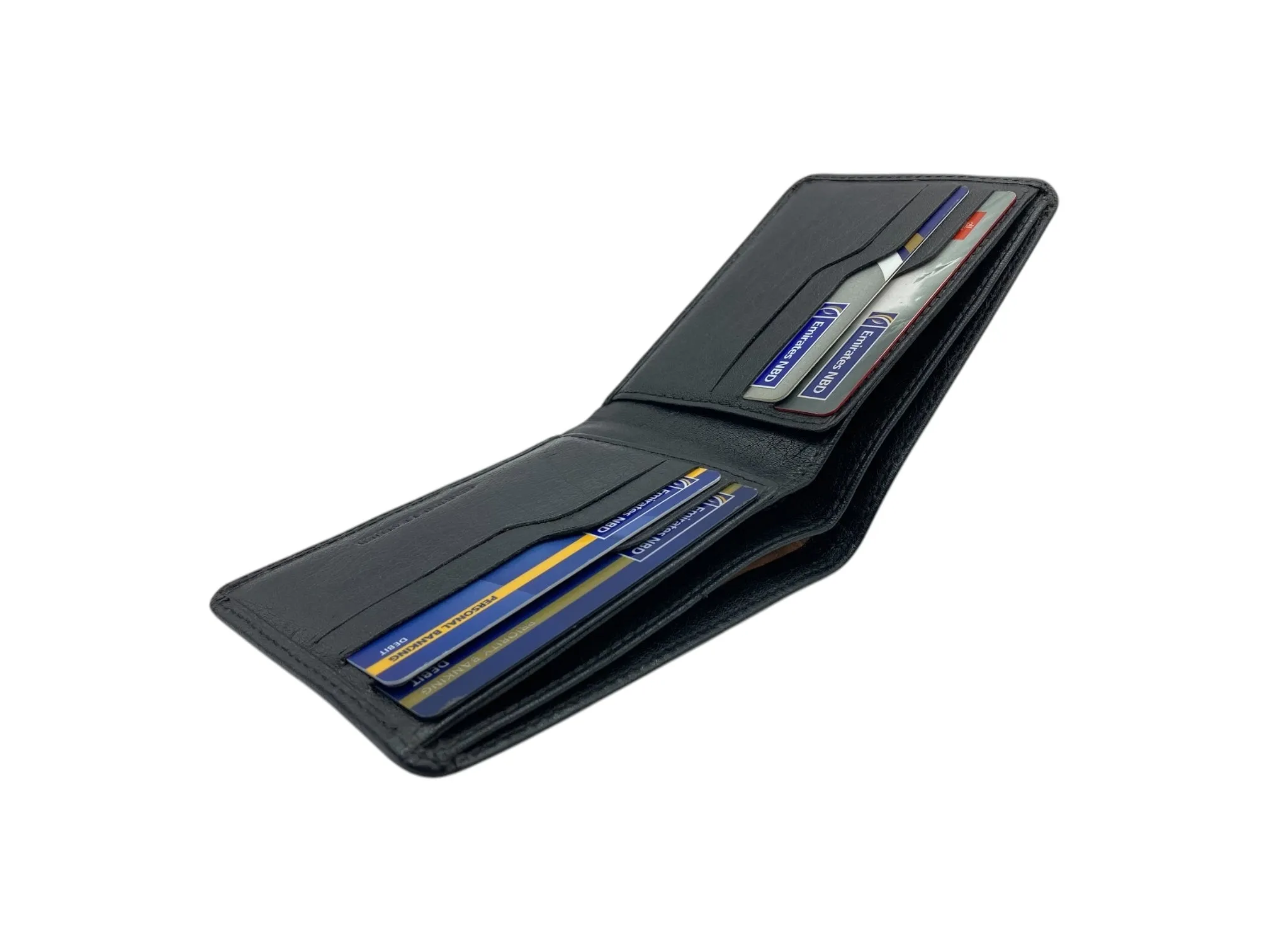 Top Grain Slim & Compact Leather  Billfold Wallet # 1589