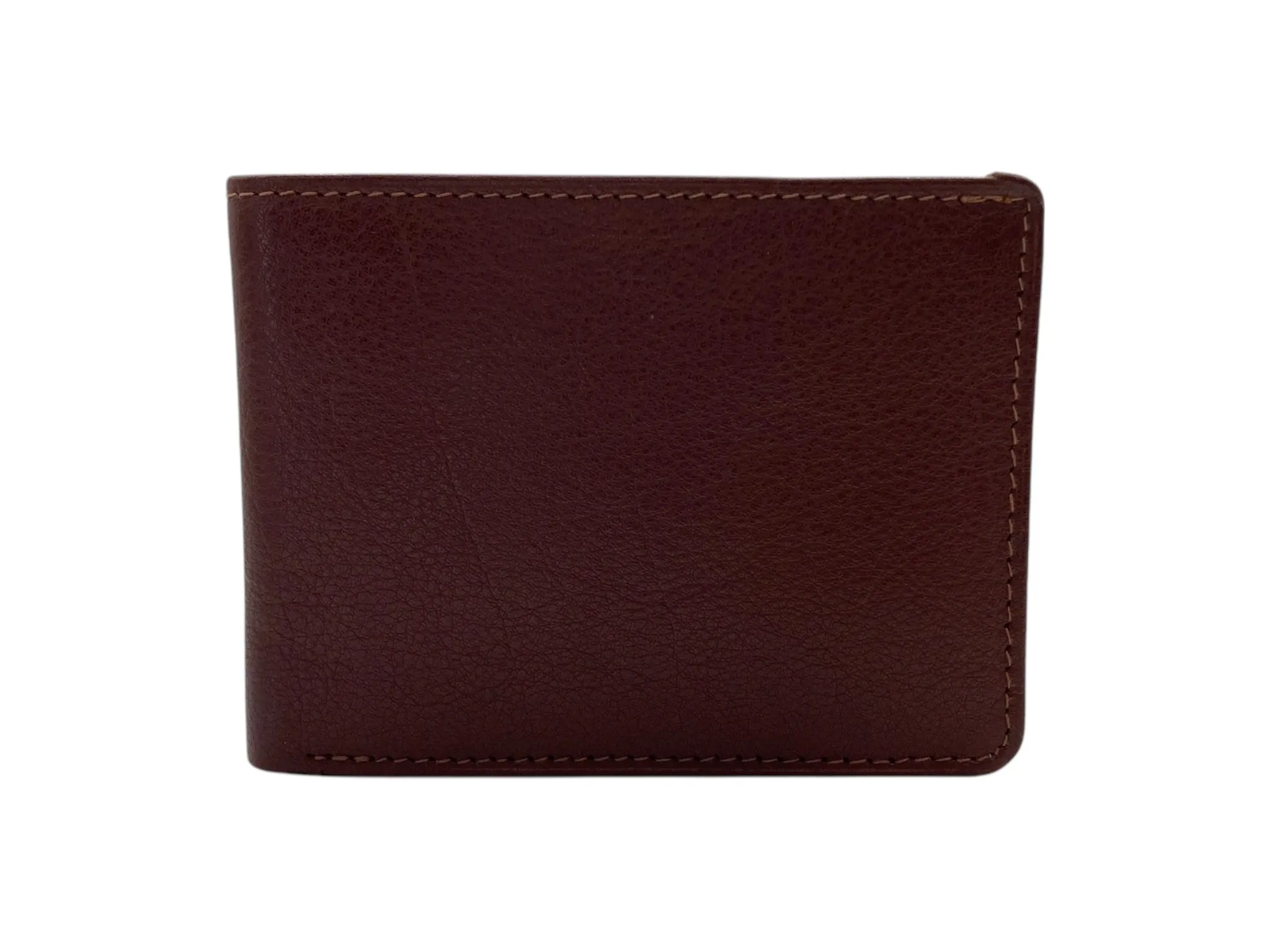 Top Grain Slim & Compact Leather  Billfold Wallet # 1589