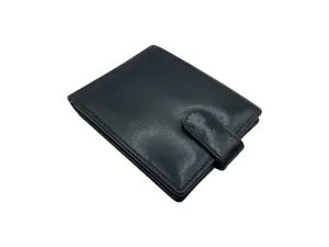 Top Grain Slim & Compact Leather  Billfold Wallet # 1608 [LOOP]