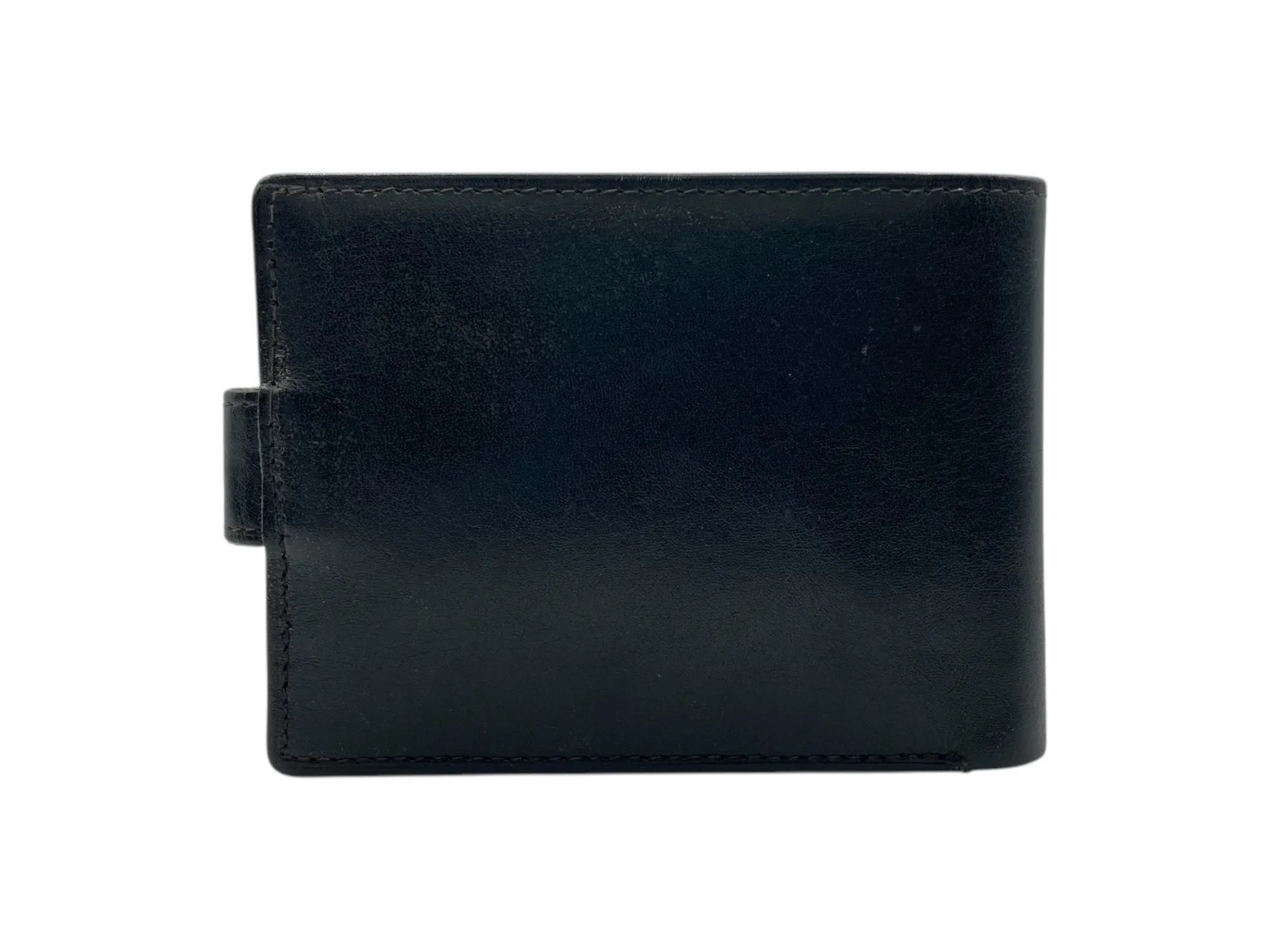 Top Grain Slim & Compact Leather  Billfold Wallet # 1608 [LOOP]