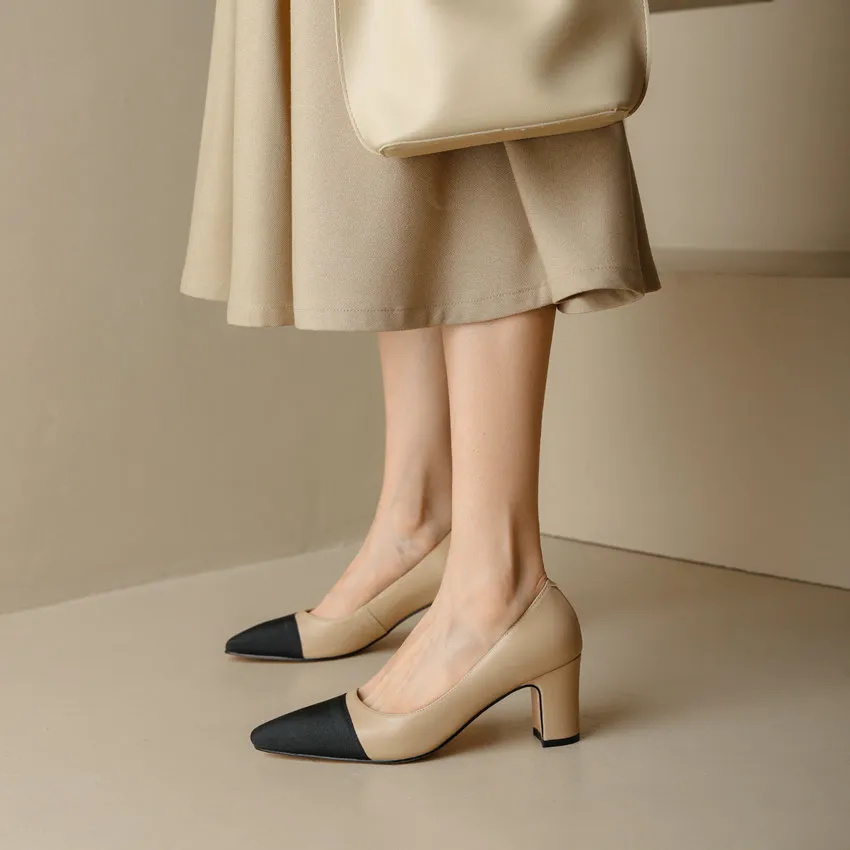 USS Shoes Rony Women's Leather Slip-On Pumps