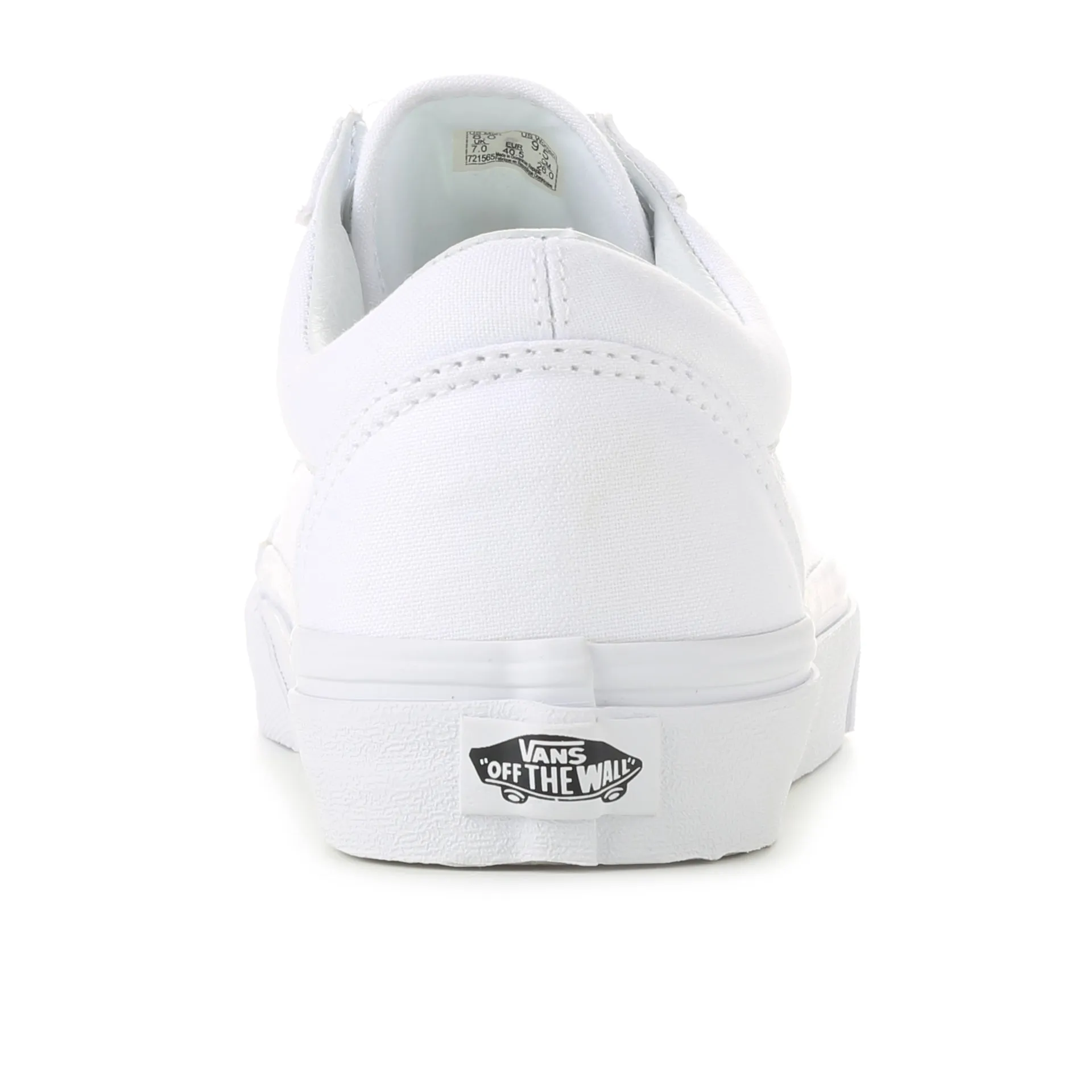 Vans Canvas Old Skool - True White