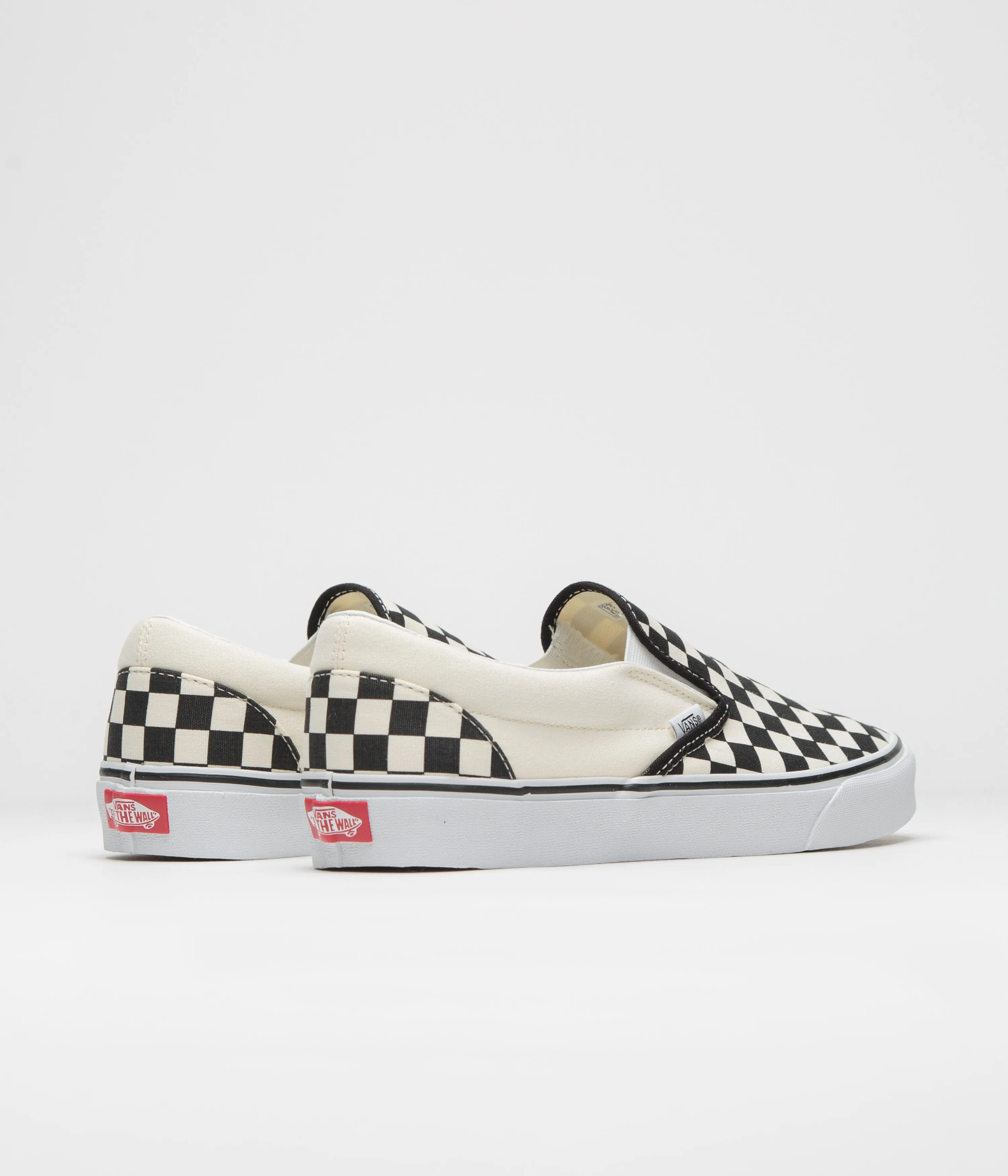 Vans Classic Slip-On Shoes - Black / White Checkerboard