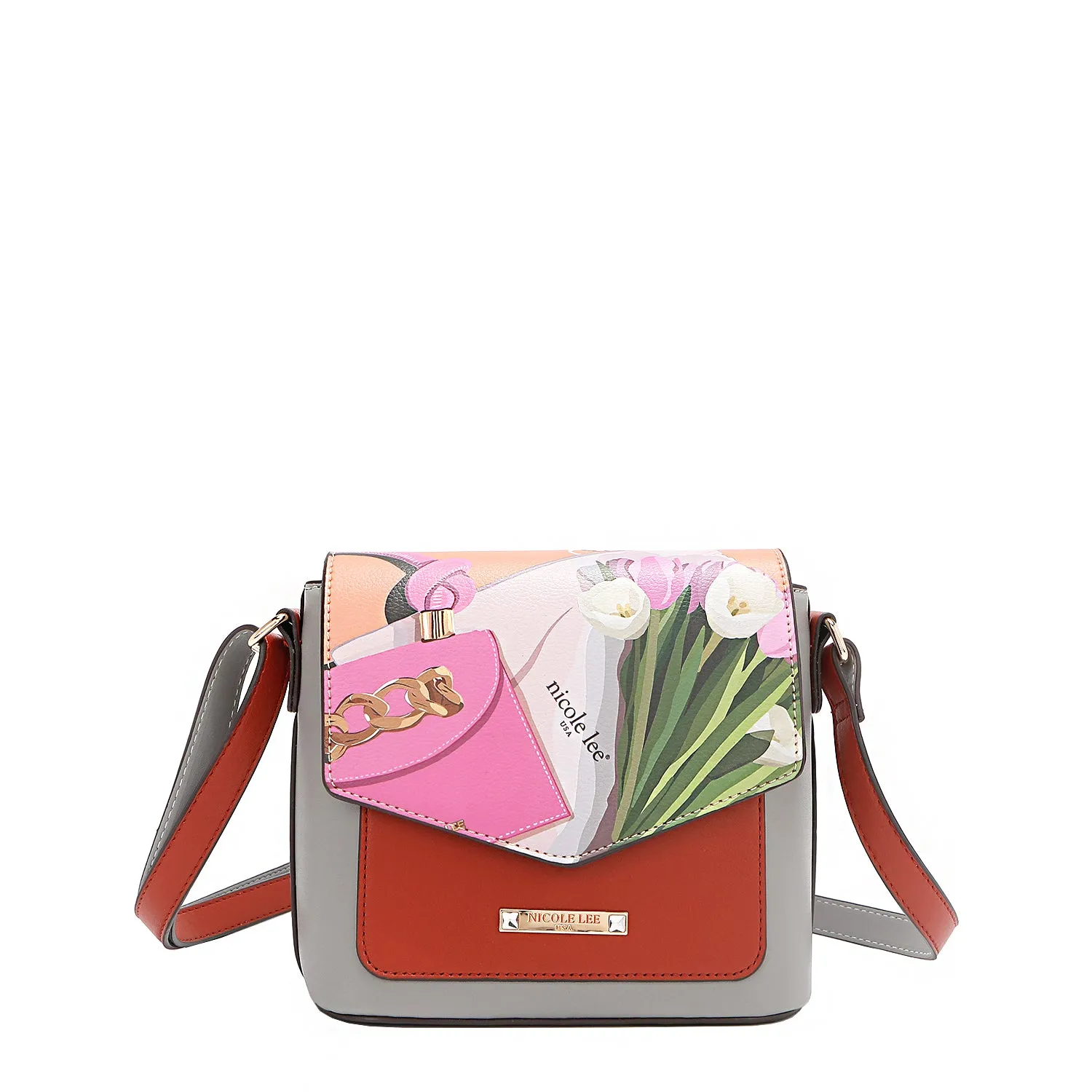 VIOLET BLOSSOM 3 PIECE SET (Backpack, Crossbody, Wallet)