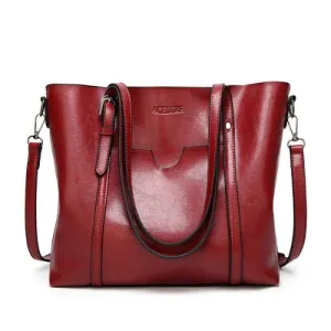Women Bag Oil Wax bags Leather Handbag