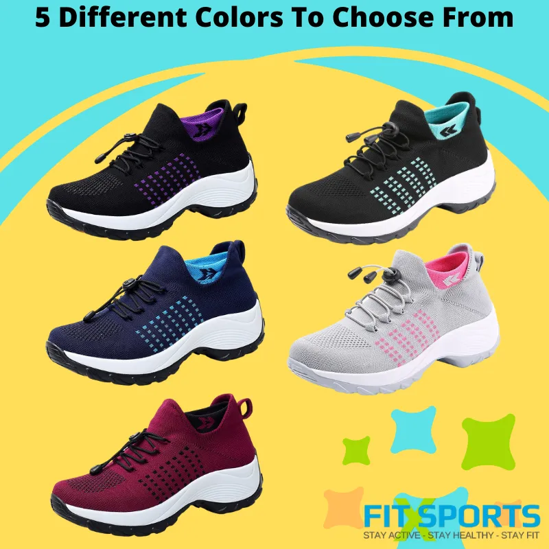 Women's Breathable Running shoes Slip On Non Slip Walking Shoes Casual Women's Sneakers Comfortable Nursing Shoes