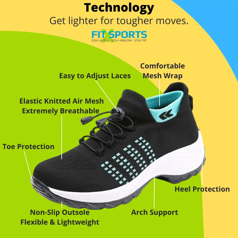 Women's Breathable Running shoes Slip On Non Slip Walking Shoes Casual Women's Sneakers Comfortable Nursing Shoes