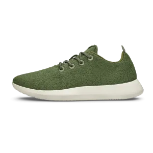Women's Wool Runners - Thunder Green (Natural White)