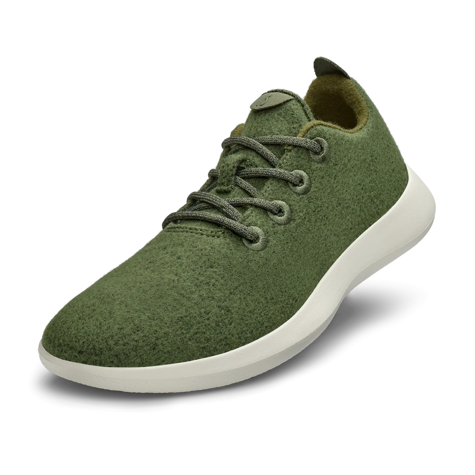 Women's Wool Runners - Thunder Green (Natural White)