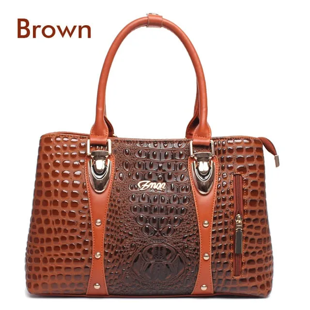 Zmqn Luxury Handbags Women Bags Designer Bags For Women 2018 Fashion Crocodile Leather Tote Bags