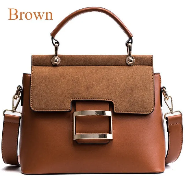 Zmqn Women Bag Vintage Shoulder Bags 2018 Buckle Pu Leather Handbags Crossbody Bags For Women